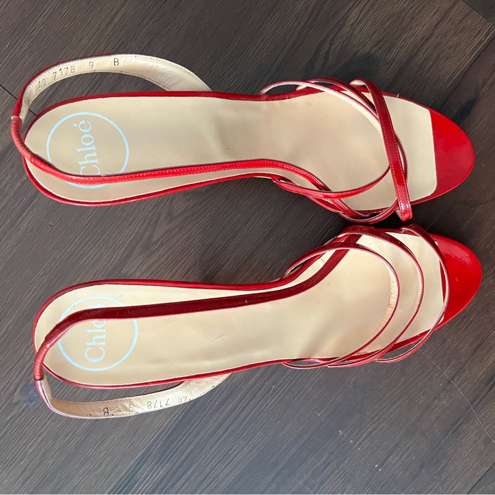 COPY - Beautiful vintage Chloe wedges never worn. Size 9.
